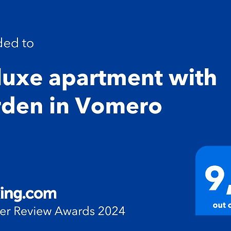 Deluxe Apartment With Garden In Vomero เนเปิลส์ ภายนอก รูปภาพ